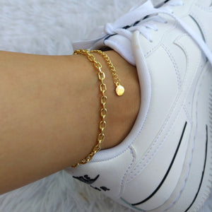 Gold Link Anklet