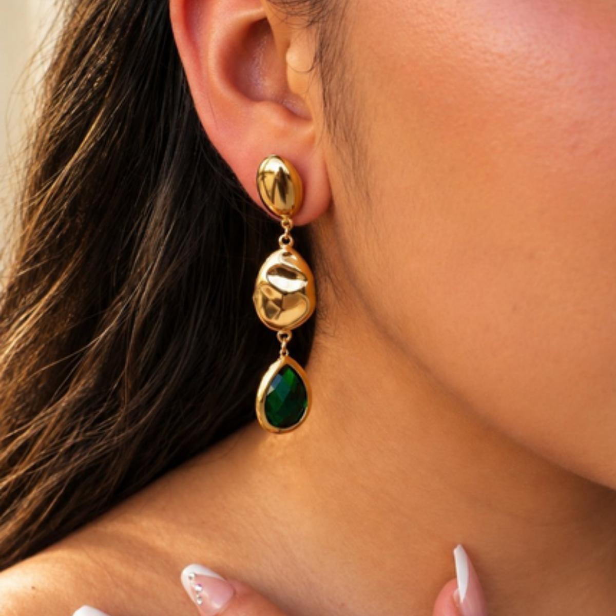 Ivy Earrings - worn