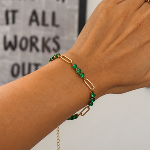 Clara Bracelet worn on the wrist