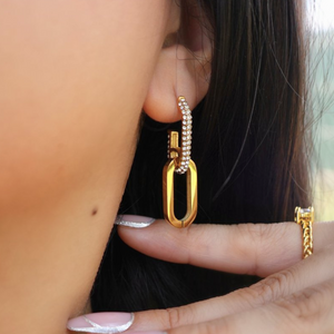 Gold Loop Earrings