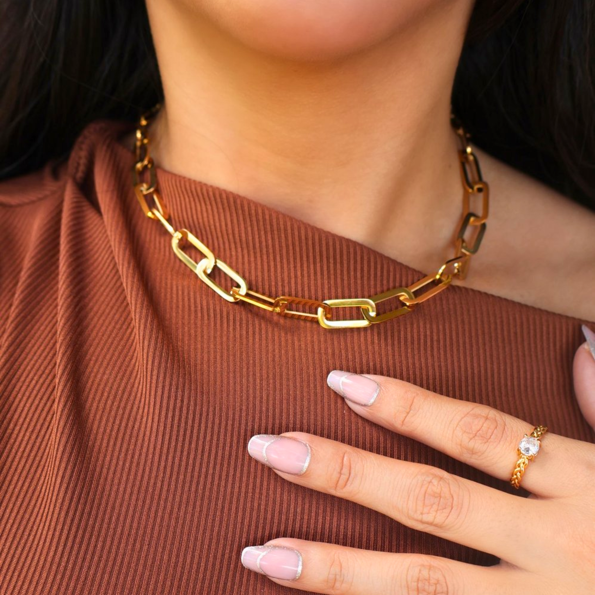 Gold Loop Spring Earning Pattern Gold Loop Gift Set - ZAYAH