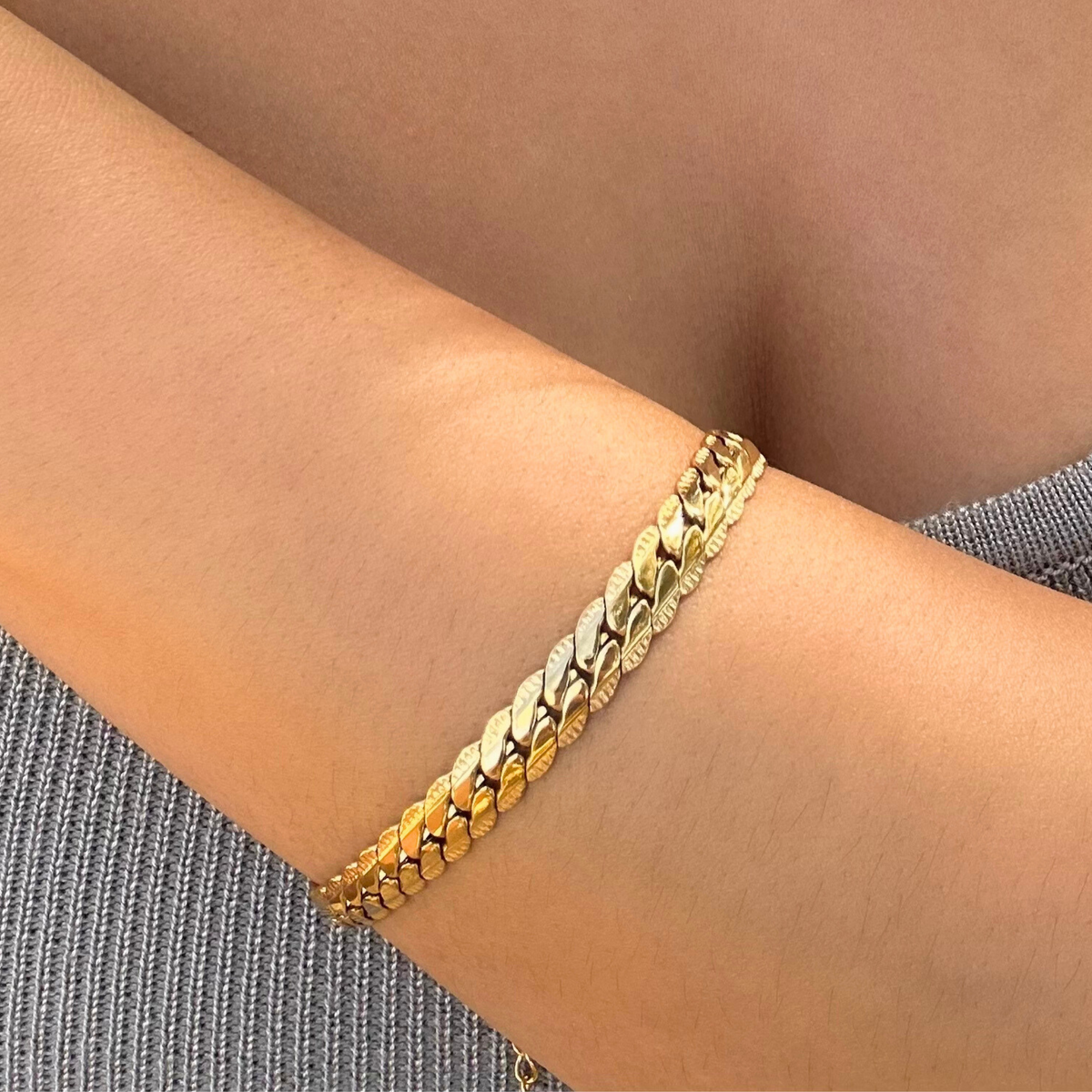 Naked Truth Gold Necklace &amp; Bracelet Set