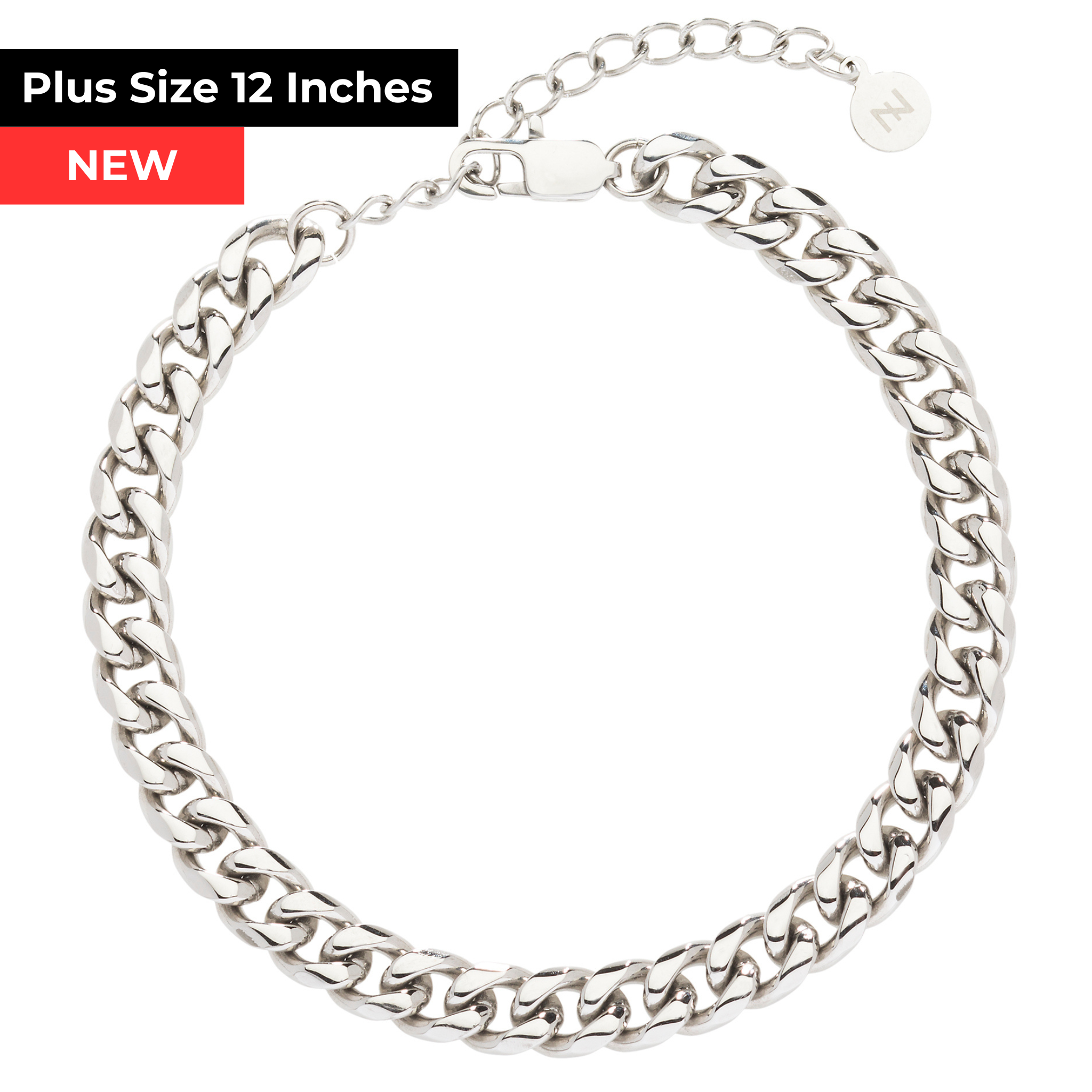 Plus Size Anklet 12 inches ZAYAH