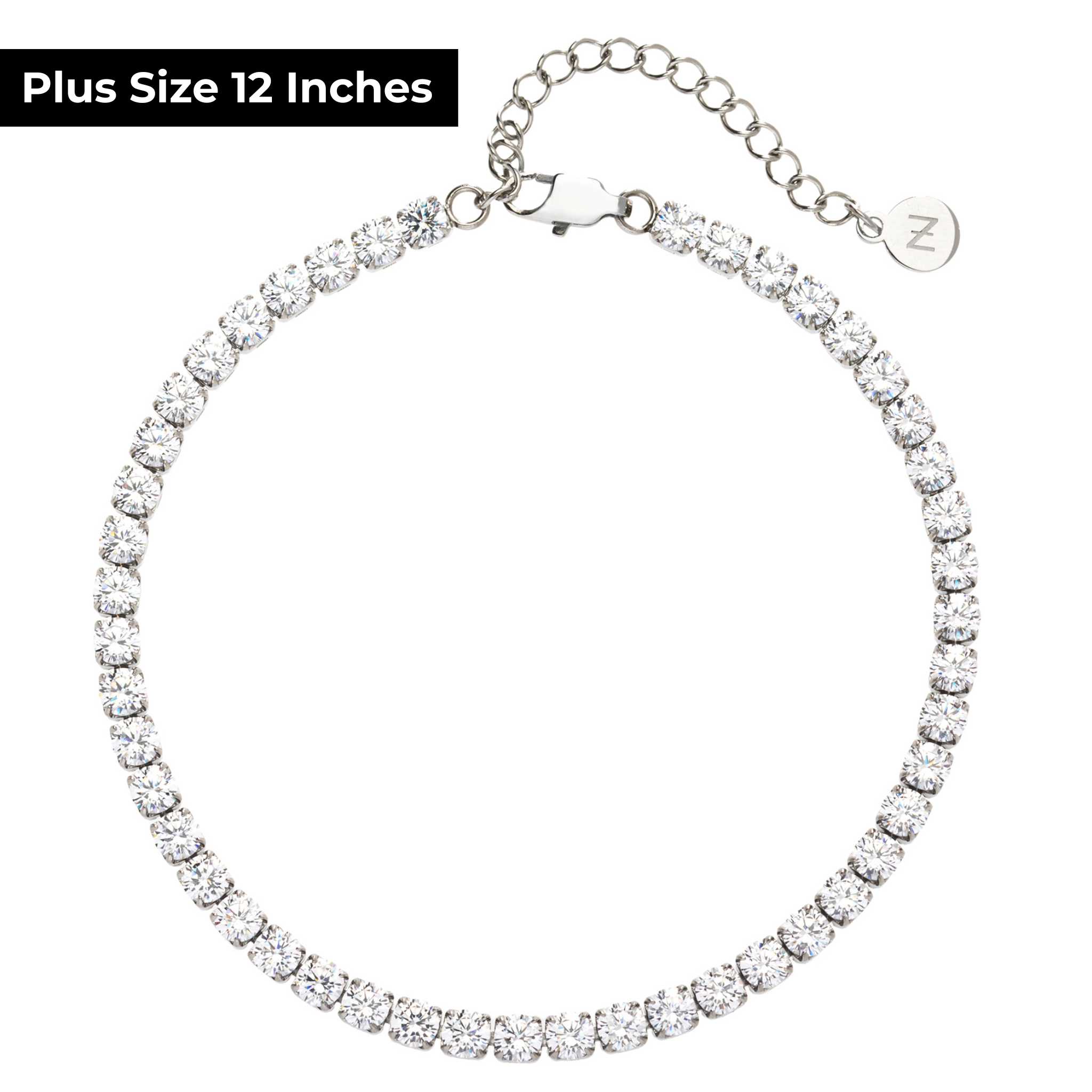Plus Size Anklet 12 inches ZAYAH
