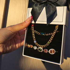 Autumn Love Anklet Trio Set