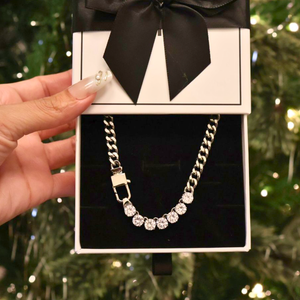 Crystal Cuban Necklace