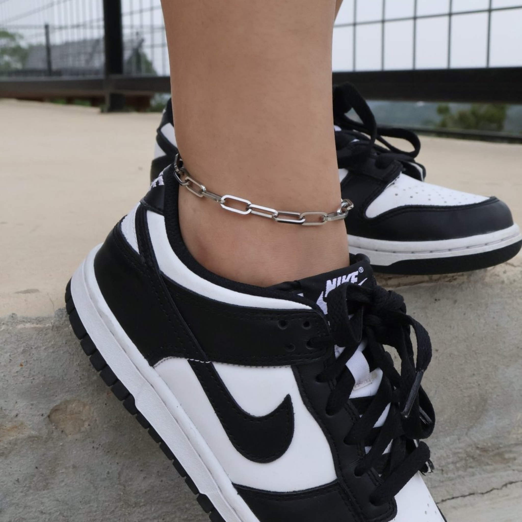 Paperclip Anklet - ZAYAH Paperclip Anklet - ZAYAH