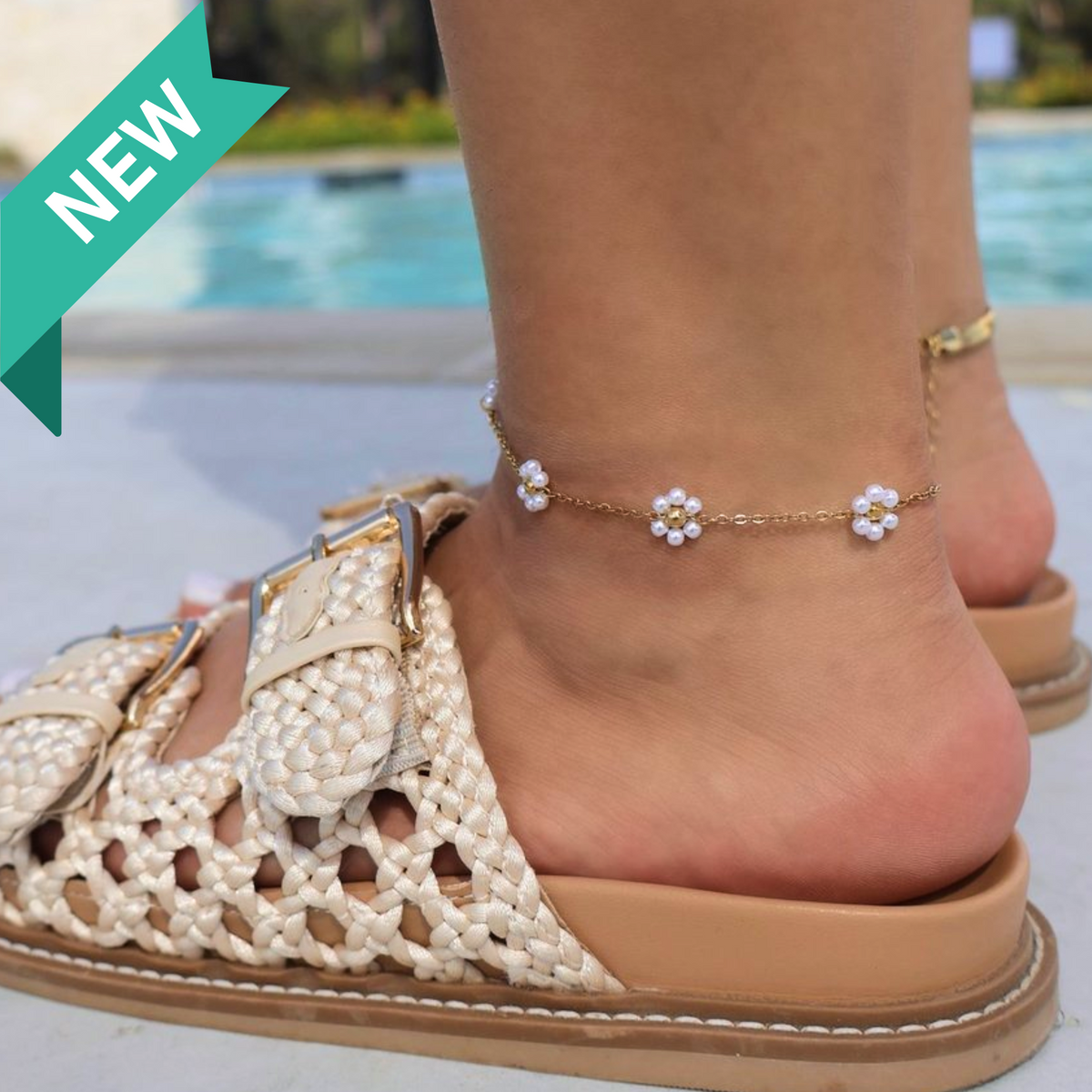 Daisy Chain Anklet