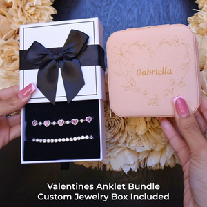Valentine's Gift Set with Custom Jewelry Box