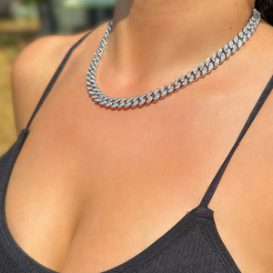 Cuban Link Jeweled Necklace