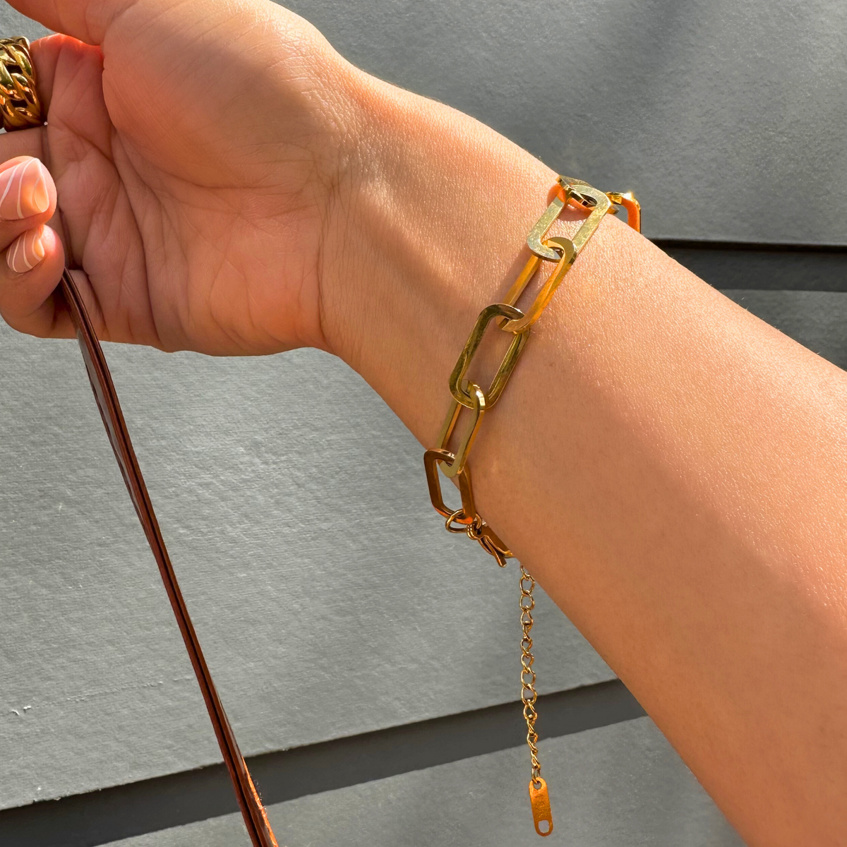 Gold Loop Bracelet
