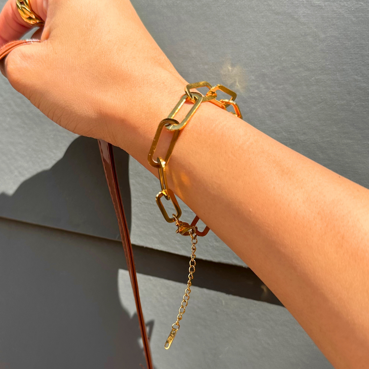 Gold Loop Bracelet