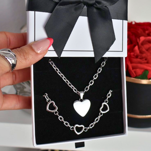 Sweetheart Anklet + Necklace Gift Set