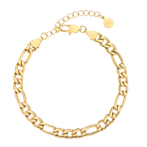 Figaro Anklet Gold